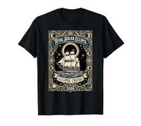 Total Solar Eclipse Cruise 2026 Spain Sky Watchers Value Graphic T-Shirt, Men, Black, S