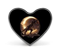 Total Solar Eclipse Funny Lapel Pins Heart Button Brooch Badge Pin Hat Clothes Bag Jewelry for Men Women