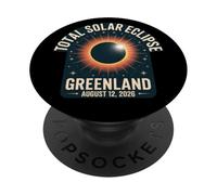 Total Solar Eclipse Greenland August 12, 2026 PopSockets Adhesive PopGrip