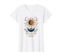 Total Solar Eclipse Greenland August 2026 Value Graphic T-Shirt, Women, White, XS