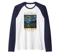 Total Solar Eclipse Iceland 12 August 2026 Raglan Baseball Tee