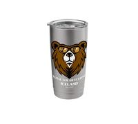 Total Solar Eclipse Iceland 2026 Cool Bear Stainless Steel Insulated Tumbler