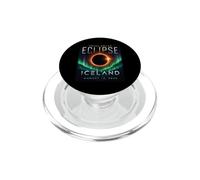 Total Solar Eclipse Iceland August 12 2026 Aurora Travel Sky PopSockets PopGrip for MagSafe