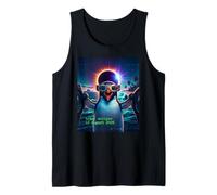 Total Solar Eclipse Iceland Puffin Penguin August 12 2026 Tank Top