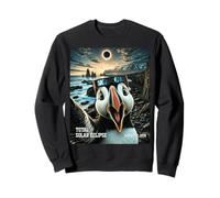 Total Solar Eclipse Iceland Puffin Selfie August 12 2026 Sweatshirt