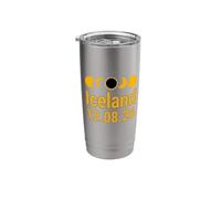 Total Solar Eclipse in Iceland Path of Totality Tops & Stuff Stainless Steel Insulated Tumbler