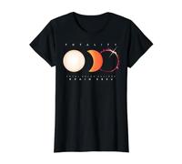 Total Solar Eclipse Shirt Spain 2026 Totality Value Graphic T-Shirt, Women, Black, XL