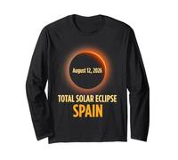 Total Solar Eclipse Spain August 12 2026 Eclipse Chaser Long Sleeve T-Shirt