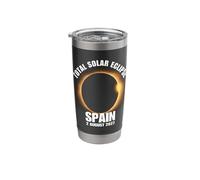 Total Solar Eclipse Spain August 2, 2027 Science Astronomy Stainless Steel Insulated Tumbler