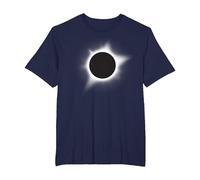 Total Solar Eclipse T-Shirt, Men's Big and Tall, Navy Blue, 2X Tall