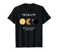 Total Solar Event Eclipse 2026 Night Sky Cosmic Science T-Shirt