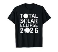 Total Solar Event Eclipse 2026 The Path of Totality Night T-Shirt