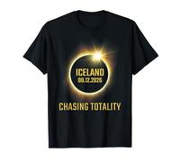 Total Solar Iceland Eclipse 2026 Chasing Totality T-Shirt