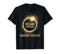 Total Solar Iceland Eclipse 2026 Chasing Totality T-Shirt