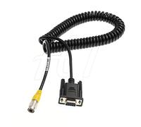 Total Station Coiled Data Cable Hirose 6 pin to RS-232 DB9 Serial for TOPCON SOKKIA SET610 Gowin South