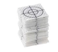 Total Station Reflector - 100PCS Reflective Aiming Target Sticker Set 20x20mm to 60x60mm, Acrylic Phosphor Measuring Disc for Tunnel, Bridge & Building Construction