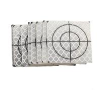 Total Station Reflector Set - 50-Piece Silver Reflective Target Kit for Precise Land Surveying, Construction & Engineering Measureme(4X4CM)