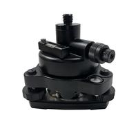 Total Station Surveying Prism Tribrach & Rotatable Adapter with Optical Plummet Aiming Point Meter, Bubble Level Vial 60"/2mm, 5/8" x11 Male Thread (Black)