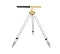 Total Station Tripod Stand - Adjustable Aluminum Alloy Survey Tripod for Total Stations, 46 to 60cm Height Range