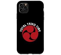 Total Taiko Time Pun Red Mitsudomoe Taiko Drummer Case for iPhone 11 Pro Max