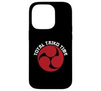 Total Taiko Time Pun Red Mitsudomoe Taiko Drummer Case for iPhone 14 Pro