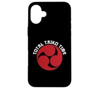 Total Taiko Time Pun Red Mitsudomoe Taiko Drummer Case for iPhone 16 Plus