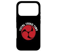 Total Taiko Time Pun Red Mitsudomoe Taiko Drummer Case for iPhone 17 Pro