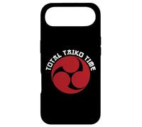 Total Taiko Time Pun Red Mitsudomoe Taiko Drummer Case for iPhone Air