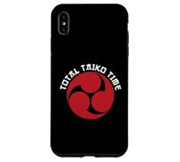 Total Taiko Time Pun Red Mitsudomoe Taiko Drummer Case for iPhone XS Max