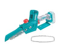 Total Tools - 20V P20S Battery Powered Mini Chain Saw | Brushless Motor | Cordless | Wood Cutting Tool | Gardening | Includes Sword and Chain