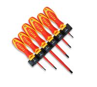 Total Tools 6 Piece Insulated VDE Electrical Screwdriver Set