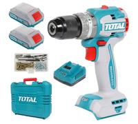 Total Tools Total Li-Ion 20V Compact Brushless Impact Drill (With 2 X Batteries & Charger) - Tidli20602E