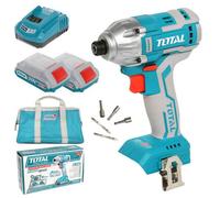 Total Tools Total Li-Ion 20V Impact Driver (With 2 X Batteries & Charger) - Tirli2002