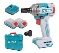 Total Tools Total Li-Ion 20V Impact Wrench (With 2 X Batteries & Charger) - Tiwli2040E