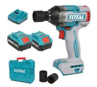 Total Tools Total Li-Ion 20V Impact Wrench (With 2 X Batteries & Charger) - Tiwli2050