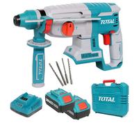 Total Tools Total Li-Ion 20V Rotary Hammer (With 2 X Batteries & Charger) - Trhli202287