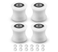 Total Trainer Rollers Wheels Set of 4 Fit for Models DLX DLX II DLX III Adv DLX Pilates Pilates Pro 2500 3000 4000 570 2000, White