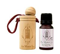 Total Wardrobe Care 100% Natural Essential Oil Blend And Wooden Diffuser Gift Set. Moth Repellent And Freshener For Wardrobe, Room And Storage. Blend Of May Chang, Lavender, Cedarwood, And More
