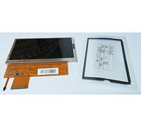 TOTALCONSOLE LCD Screen Replacement for PSP 1000 1001 Series w/Backlight & Cushion Gasket Sony OEM Original, Silver (TC-95222)