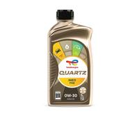 TotalEnergies Quartz INEO FDE 0W30 Engine Oil - ACEA C2 - Low SAPS - Age-Resistance Technology - Fuel Economy Formula - Advanced Synthetic Motor Oil Lubricant - 1L