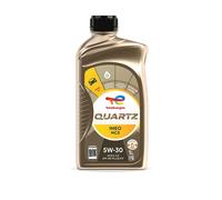 TotalEnergies Quartz INEO MC3 5W30 Engine Oil - ACEA C3, API SN Plus/CF - Low SAPS - Age-Resistance Technology - Advanced Synthetic Motor Oil Lubricant - 1L
