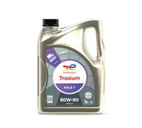 TotalEnergies TRAXIUM AXLE 7 80W-90 Transmission Oil for Axles - API GL-5 - Approved by ZF TE-ML 05A/12E/16B/17B/19B/21A, MAN 342 type M2, IVECO RAM1 - Mineral Gear Oil - 5L