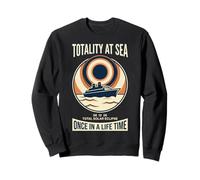 Totality At Sea 08 12 26 Total Solar Eclipse Sky Watchers Sweatshirt