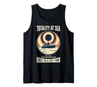 Totality At Sea 08 12 26 Total Solar Eclipse Sky Watchers Tank Top