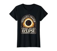 Totality Chaser Total Solar Eclipse August 12 2026 Value Graphic T-Shirt, Women, Black, XL