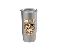 Totality Solar Eclipse Funny Goose Wearing Eclipse Glasses Stainless Steel Insulated Tumbler