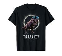 Totality Solar Watch Eclipse T-Rex Dinosaur VR Event 2026 T-Shirt
