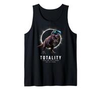 Totality Solar Watch Eclipse T-Rex Dinosaur VR Event 2026 Tank Top