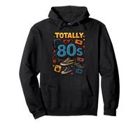 Totally 80s Sweet Retro Party Time Artwork Pullover Hoodie