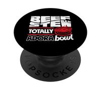 Totally Adora Bowl Beef Stew Meat Lover PopSockets Adhesive PopGrip